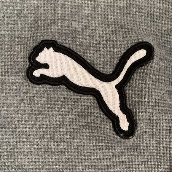 Puma Men’s Sweater Lightweight Gray Hooded Sweatshirt Size XL - Picture 6 of 7